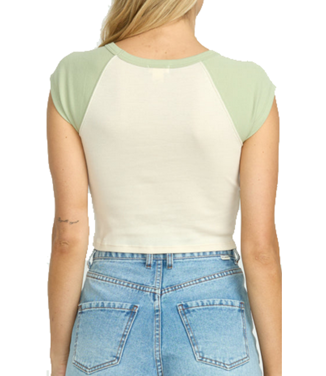 Billabong Billabong Wmns Paradise Raglan SS Knit 24B012502