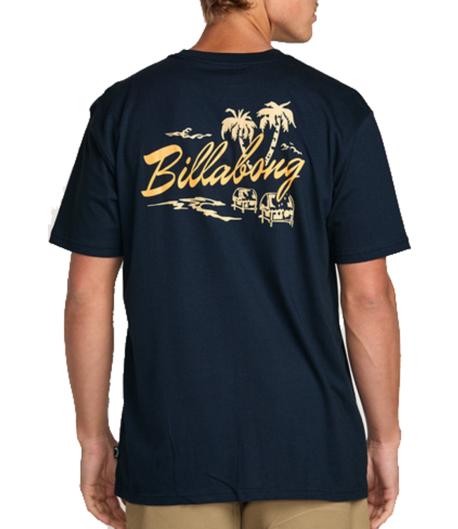 Billabong Billabong Mens Skull Island SS TShirt 24A352509 NVY