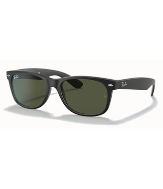 Ray Ban Ray Ban New Wayfarer Rubber BLK G 15 Grn 0RB2132