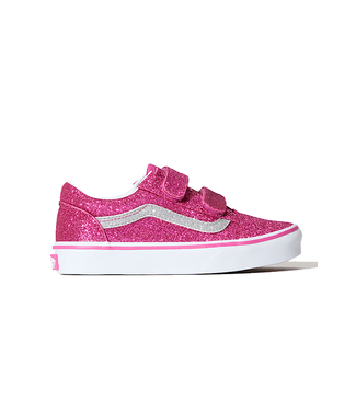 Vans Vans Youth Old Skool V Glitter Raspberry VN000CYAYLZ