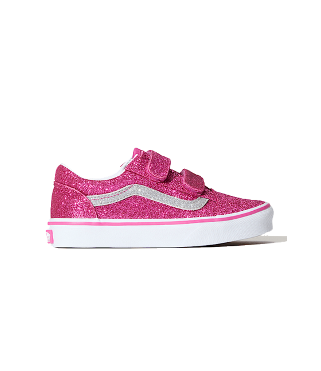 Vans Vans Youth Old Skool V Glitter Raspberry VN000CYAYLZ