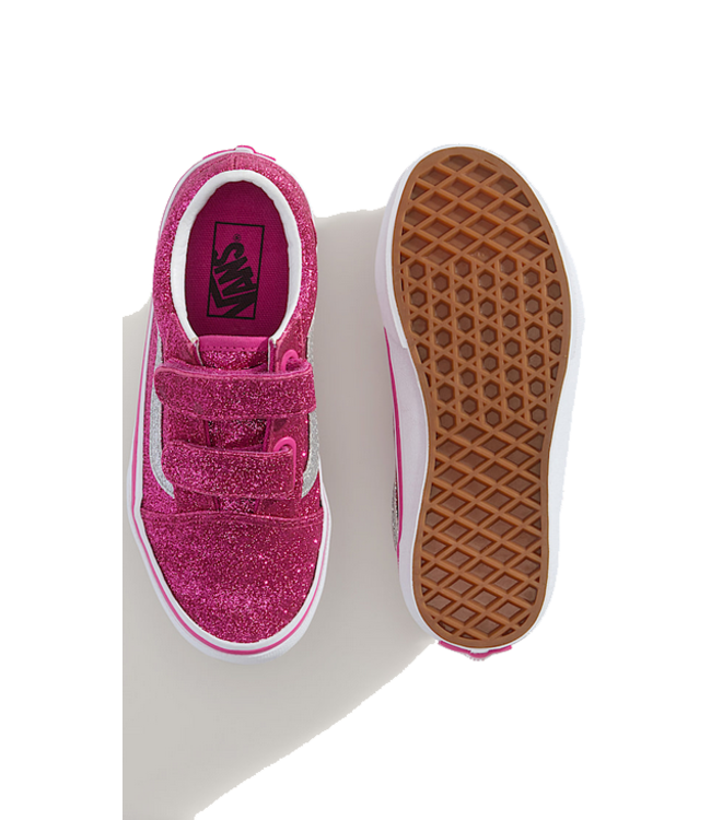 Vans Vans Youth Old Skool V Glitter Raspberry VN000CYAYLZ
