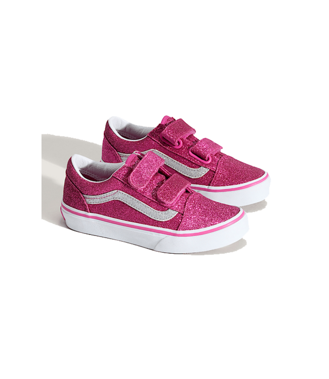 Vans Vans Youth Old Skool V Glitter Raspberry VN000CYAYLZ