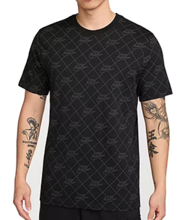 nike Nike Mens NSW TShirt AOP SSNL Club HQ9169 010