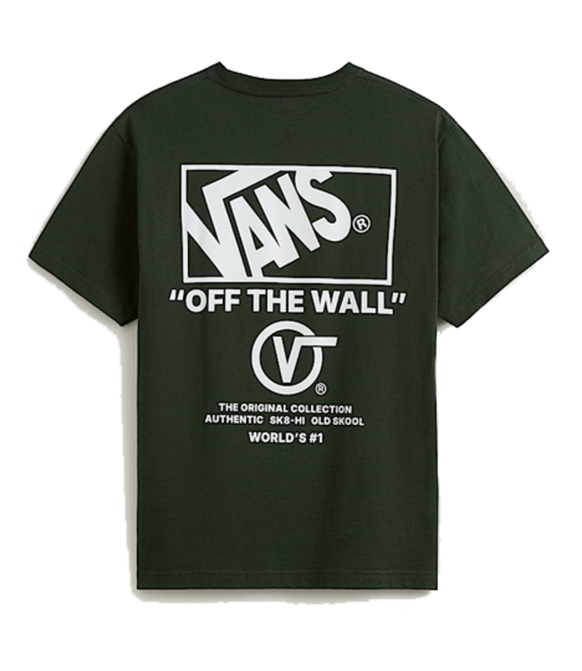 Vans Vans Mens Service Repair TShirt Dried Kelp VN000PBEEMU