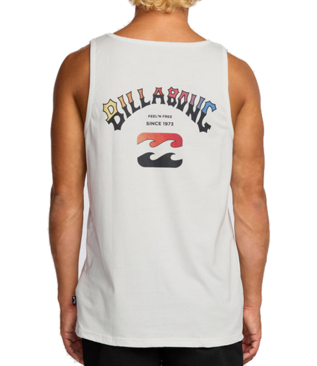 Billabong Billabong Mens Arch Fade Tank Off White 24A53501