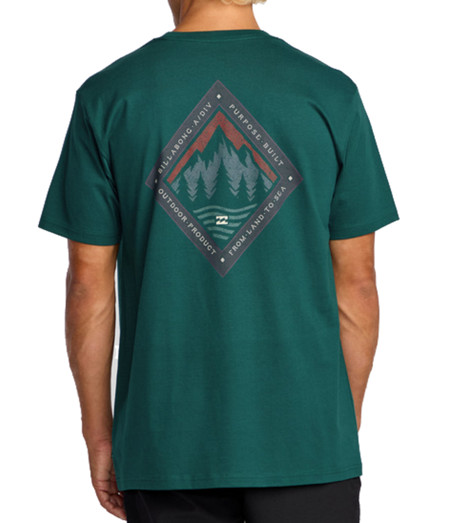 Billabong Billabong Mens Adventure Div Rockies TShirt Spruce