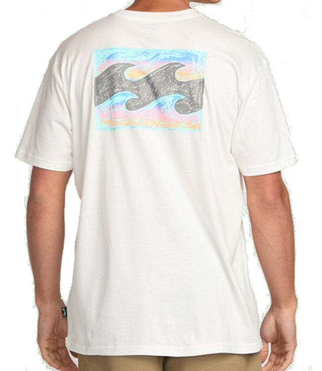 Billabong Billabong Mens Crayon Wave Premium TShirt 14A353501