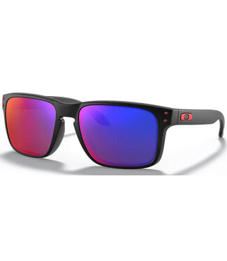 Oakley Oakley Holbrook Matte Black  Positive Red Irid Lens 9102 3655