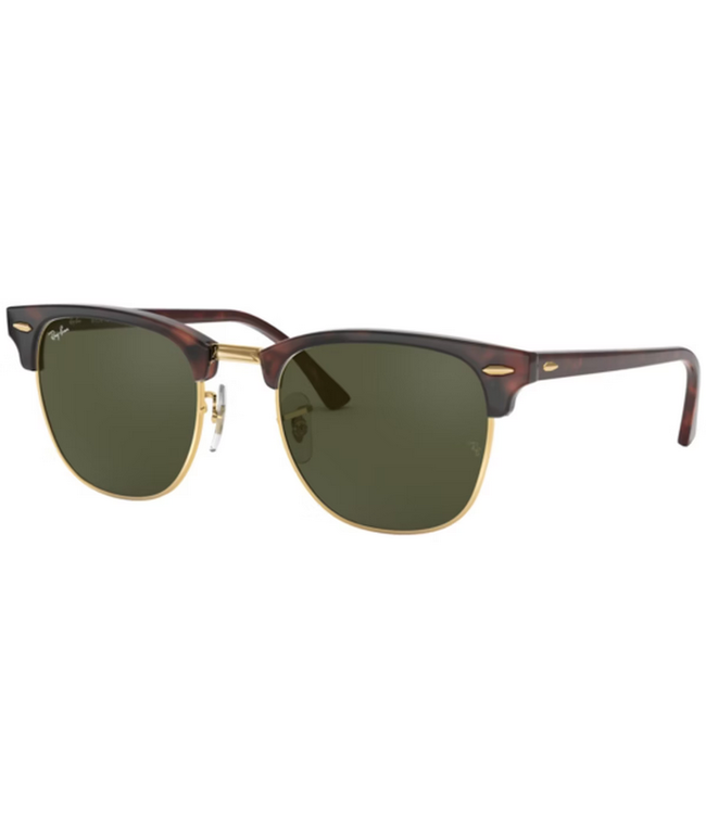 Ray Ban Ray Ban Clubmaster Mock Tortoise On Arista G15 Green ORB3016