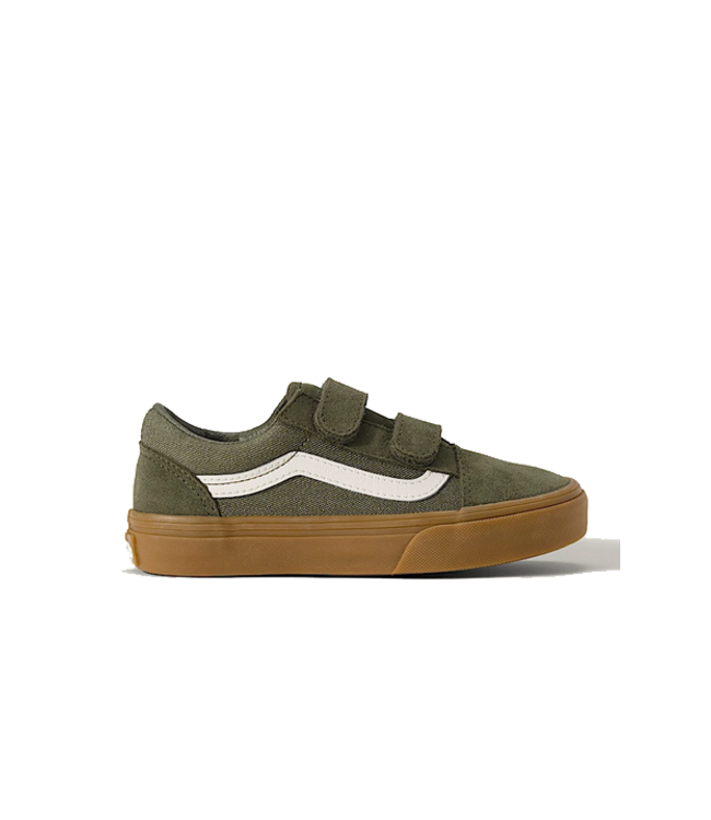 Vans Vans Youth Old Skool V Denim Green VN000CYAGRN
