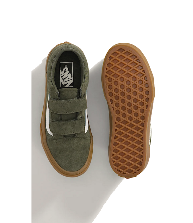 Vans Vans Youth Old Skool V Denim Green VN000CYAGRN