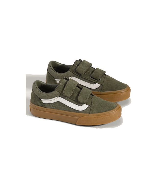 Vans Vans Youth Old Skool V Denim Green VN000CYAGRN