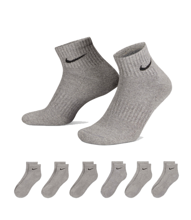 nike Nike Everyday  Ankle 6pack Socks Grey SX7669 064