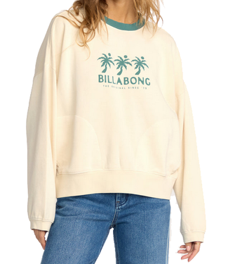 Billabong Billabong Womens Triple Palms Crewneck Fleece 24B463506