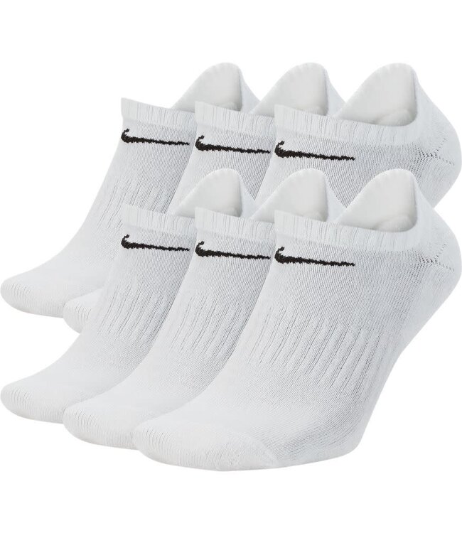 nike Nike Everyday Cotton Cushioned No Show 6 Pack SX7675 100