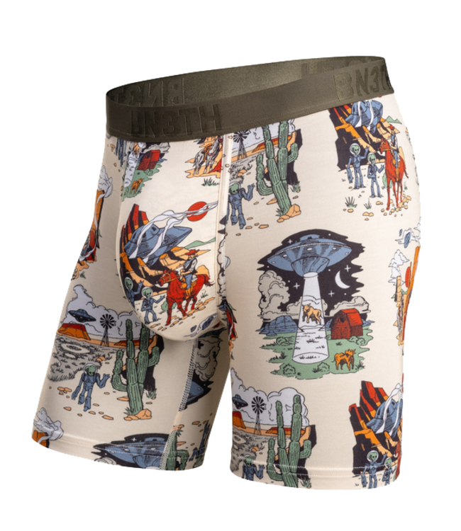 MyPakage BN3TH Mens Classic Icon Boxer Brief PT Space Cowboy Sand