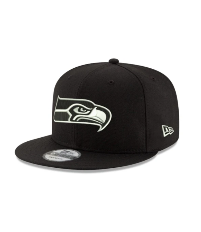 New Era New Era Mens 9Fifty Snapback Seahawks Blk Wht 70419142
