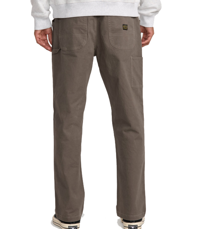 RVCA Mens Americana Carpenter Elastic Pant Mushroom AVYNP00242