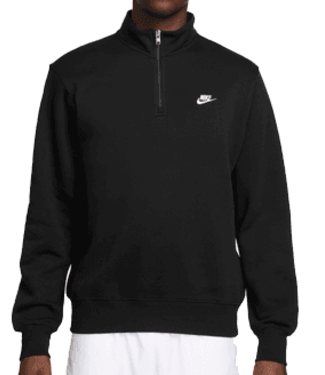 nike Nike Mens Club BB Half Zip Top FN3864 010