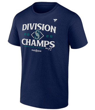 Fanatics Seattle Mariners Mens 2025 Division Champs TShirt
