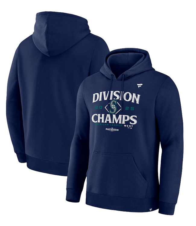 Fanatics Seattle Mariners Mens Division Champs 2025 Hoodie