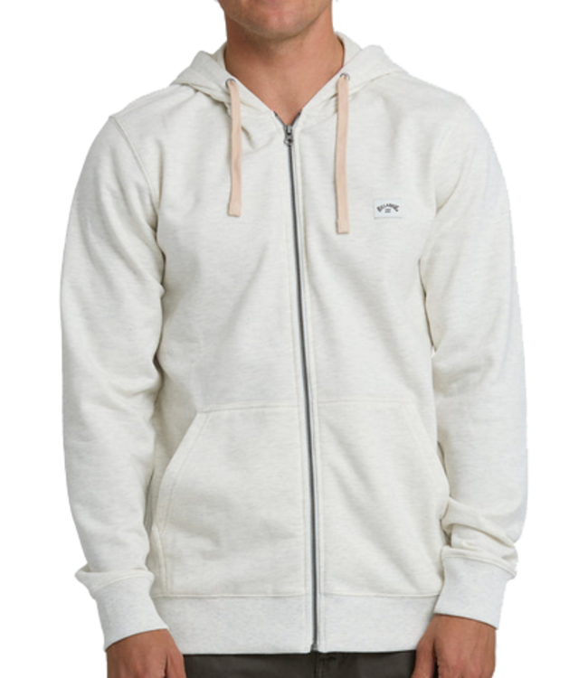Billabong Billabong Mens All Day Zip Light Gray Heather 24A481501