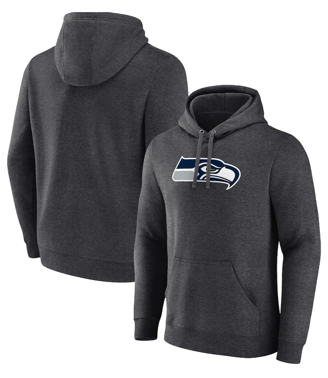 Fanatics Fanatics Mens Seahawks Primary Logo Hoodie Charcoal