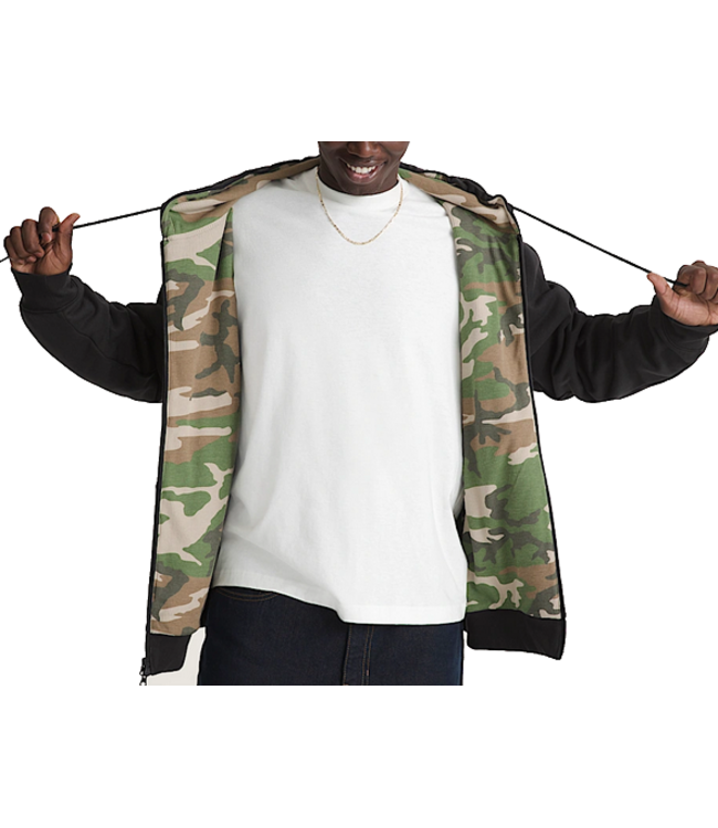 Vans Vans Mens Dover Thermal Lined Full Zip Black VN000PB2BLK