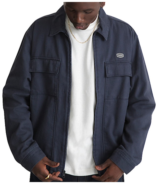 Vans Vans Mens McAvoy Zip Station Jacket Parisian Night VN000NPEJDU