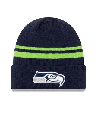 New Era New Era NFL Cuff Knit Official Team Color Seattle Seahawks