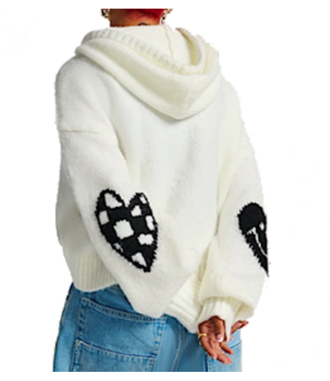 Vans Vans Wmns Kawaii Sweater Hoodie Marshmallow VN000R52FS8