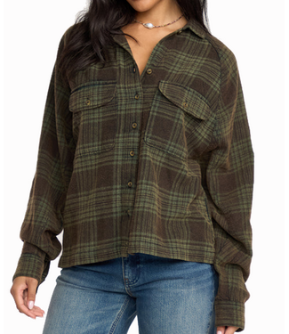 Billabong Billabong Wmns Coastal Breeze Long Sleeve Woven 24B053505