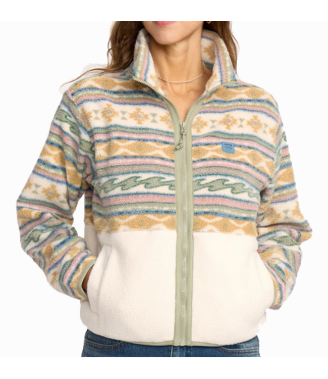 Billabong Billabong Wmns Rock Jetty Mock Neck Zip Fleece 24B483503