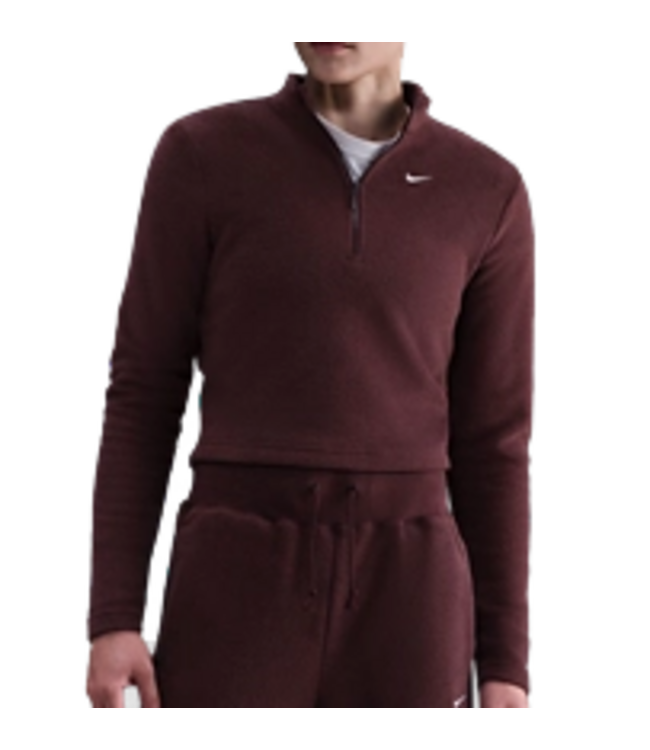 nike Nike Wmns Phoenix Plush Half Zip Long Sleeve Top FV8028 652