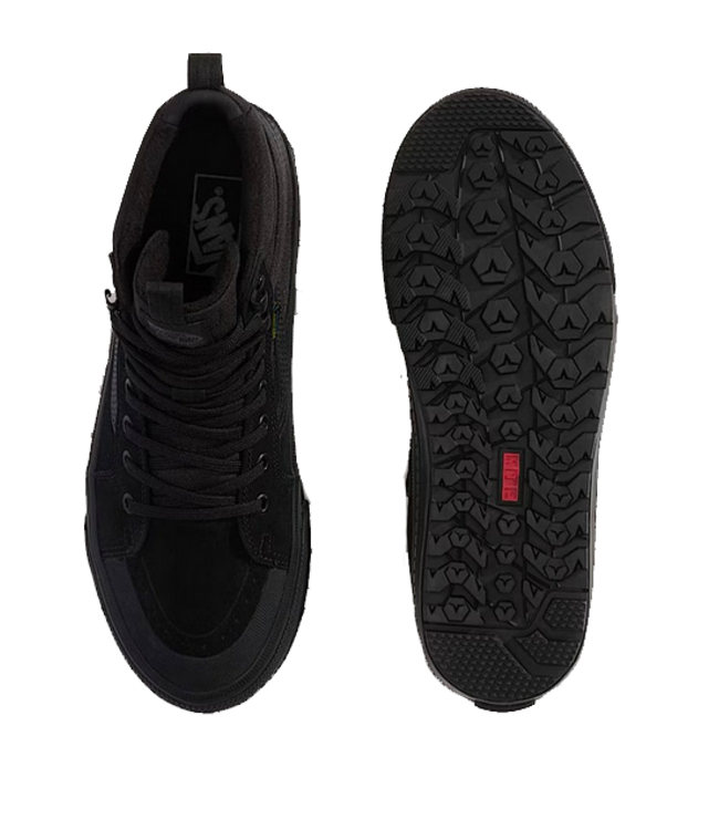 Vans Vans Mens SK8 Hi Waterproof Ins  Black/Black VN000DAQBKA