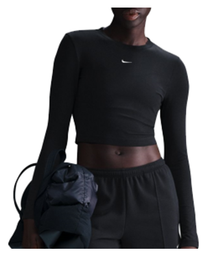 nike Nike Wmns NSW Chill Knit Long Sleeve Crop HF5322 011