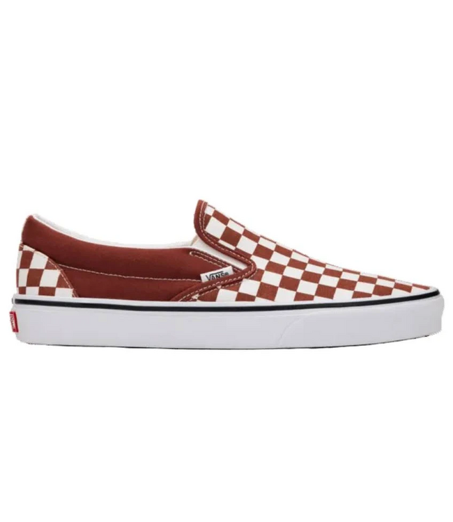 Vans Vans  Classic Slip On Colr Theory Checker Rust VN000DAHFSB