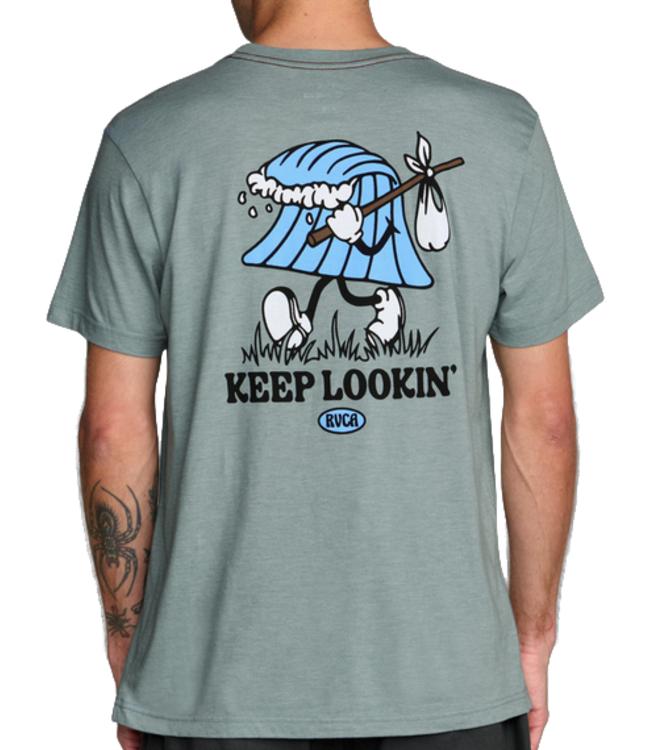 RVCA Mens Keep Looking Lead TShirt 23A351610