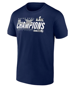 Fanatics Fanatics Mens Seahawks SBLX  Iconic Victory TShirt Navy