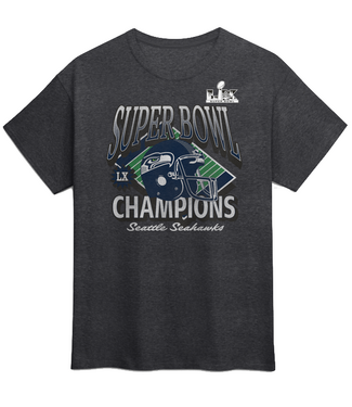 Fanatics Fanatics Mens Seahawks SBLX Under The Light TShirt Charcoal