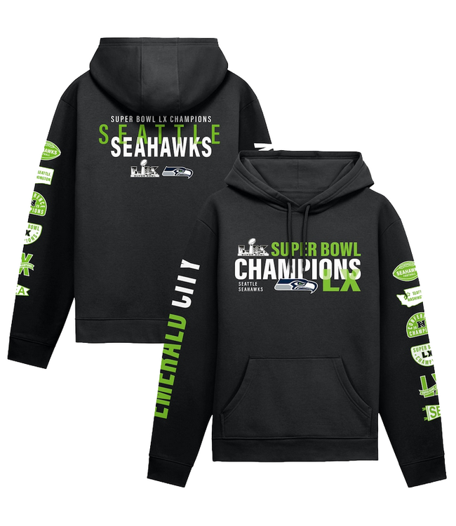 Fanatics Fanatics Mens Seahawks SBLX Four Piece Hoodie