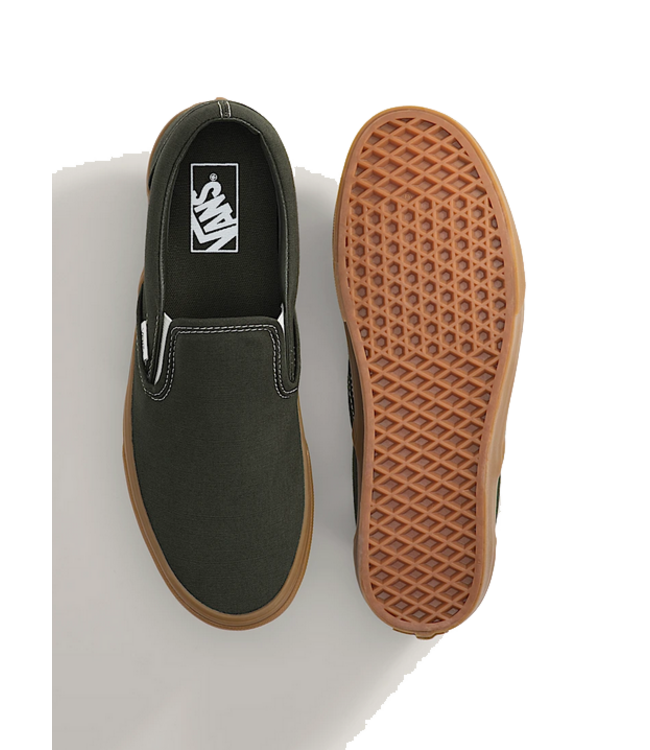 Vans Vans Mens Classic Slip On Gum Obsidian Fern VN000DAHFRN