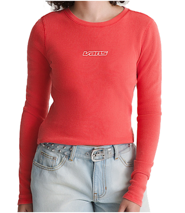 Vans Vans Wmns Teri Waffle Knit Long Sleeve Crop VN000TBQFO9
