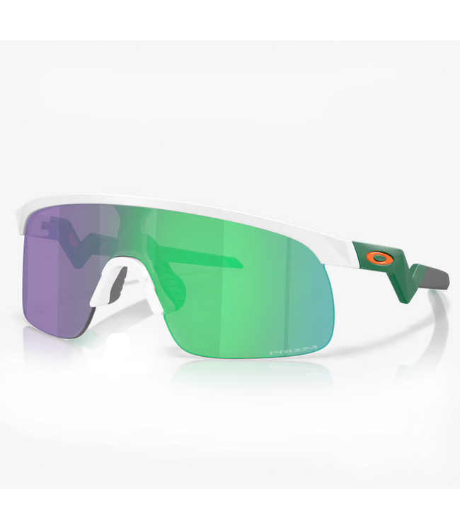 Oakley Oakley Youth Resistor Matte White Prizm Jade OOJ9010