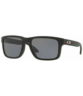 Oakley Oakley Holbrook Matte Black Flag Grey Lens 9102 E655