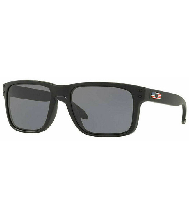Oakley Oakley Holbrook Matte Black Flag Grey Lens 9102 E655