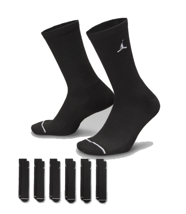 Jordan Jordan Every Day Cushioned Crew Socks 6 Pack HV6228 010