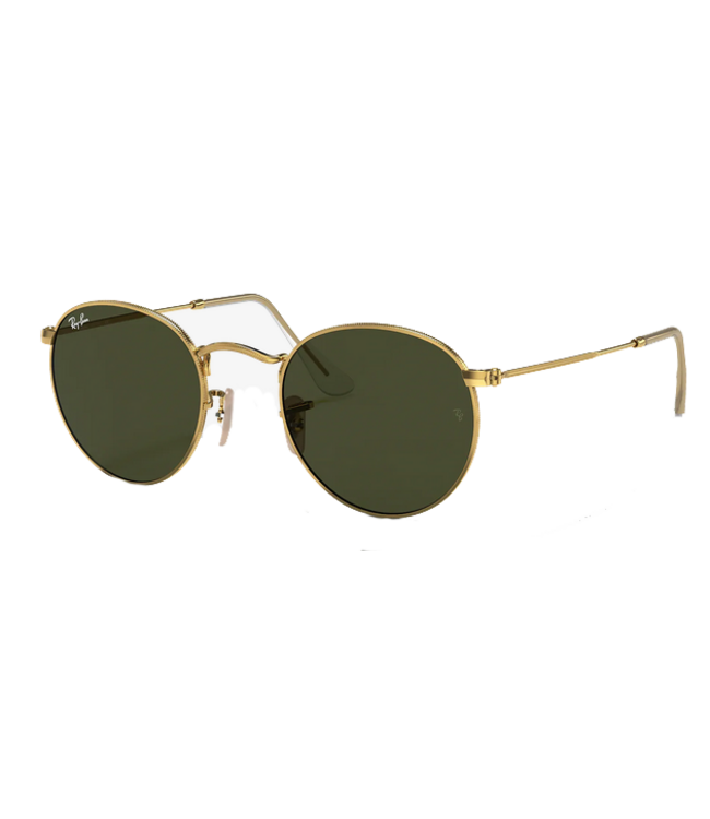 Ray Ban Ray Ban Round Metal Arista G 15 Green ORB3447 001 50