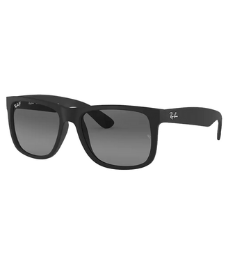 Ray Ban Ray Ban Justin Rubber Black Light Grey Gradient  Polarized 0RB4165 622T3